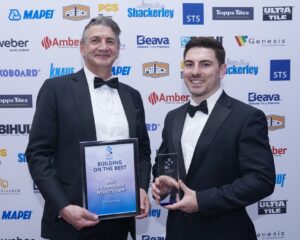 Best E-Commerce Website/App Award Winner 2024 – Pro Tiler Tools (L to R: David Saunders, James Thatcher)