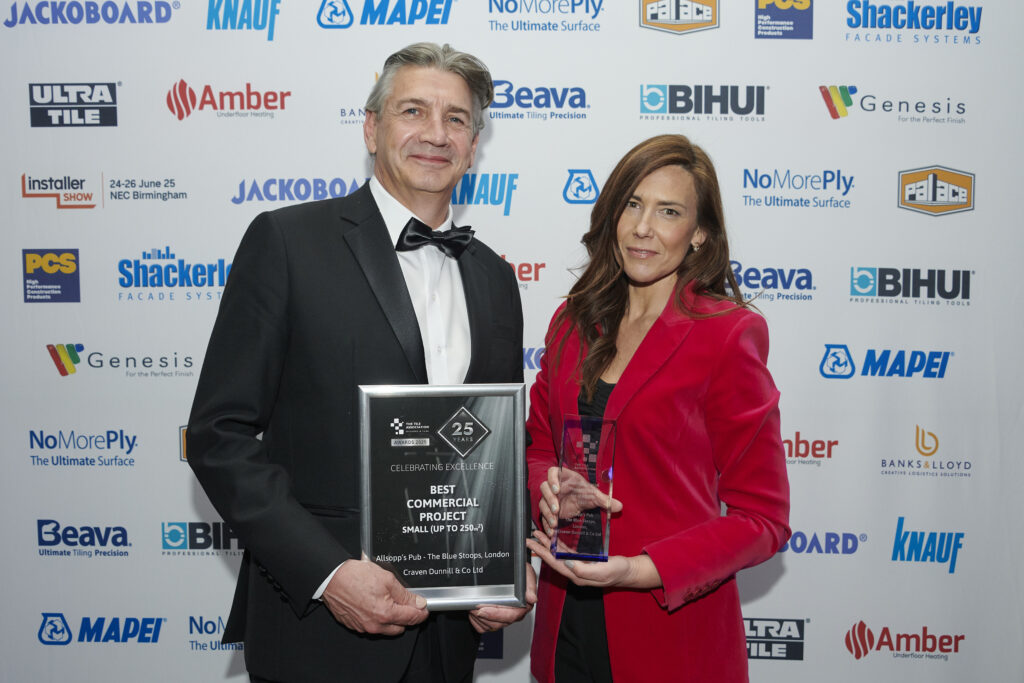 Congratulations to the winners of TTA Awards 2025! 5 TTA Awards 2025 Best Commercial Project Small L to R David Saunders Nic Atherton HIP2217