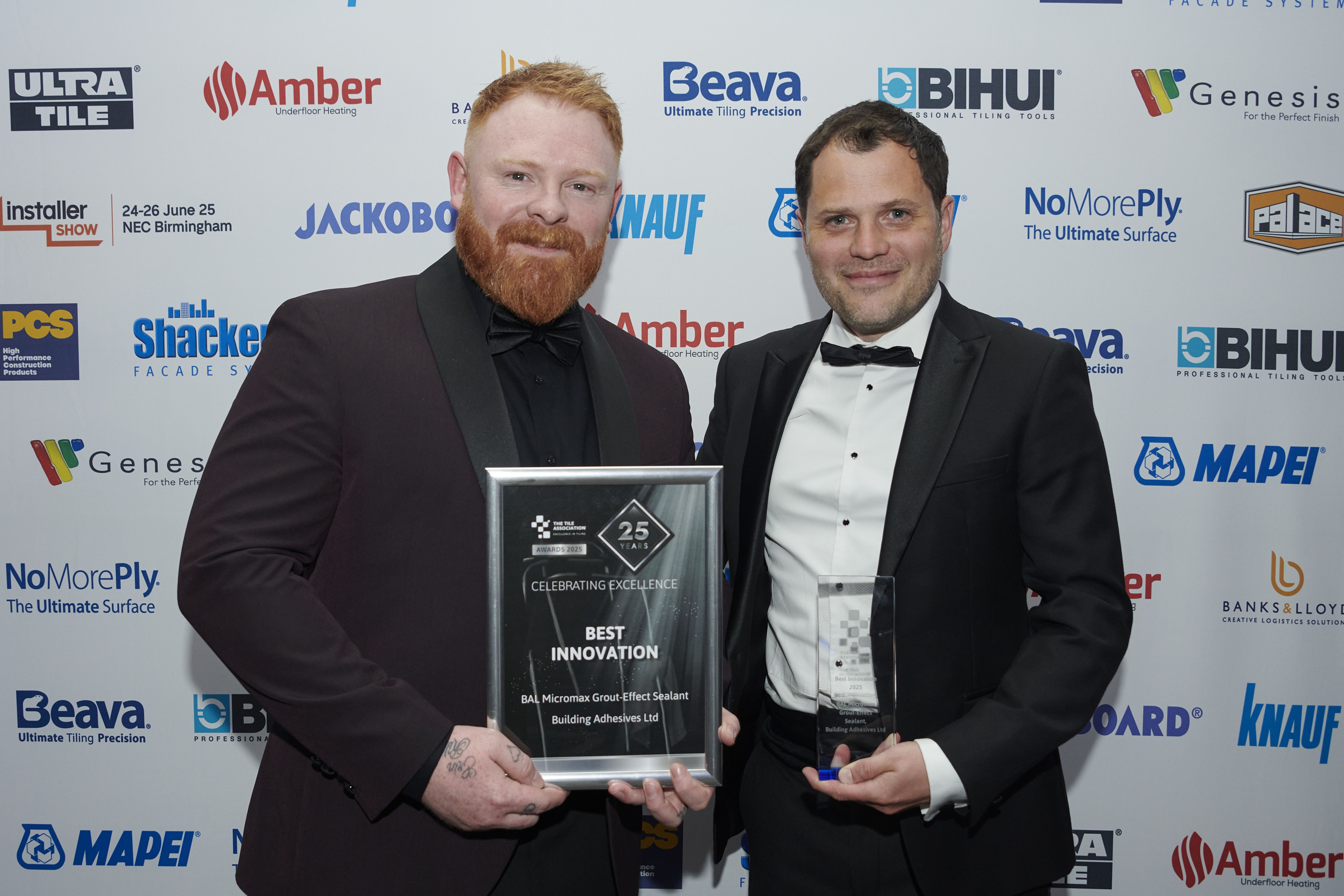 Congratulations to the winners of TTA Awards 2025! 13 TTA Awards 2025 Best Innovation L to R Tom Facer David Lyman HIP2252
