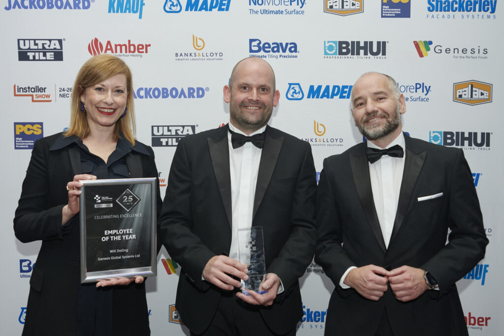 Congratulations to the winners of TTA Awards 2025! 2 TTA Awards 2025 Employee of the Year L to R Elena Romani Will Dolling Alberto Echavarria HIP2170