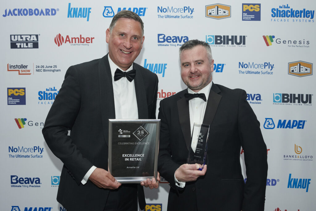 Congratulations to the winners of TTA Awards 2025! 18 TTA Awards 2025 Excellence in Retail L to R Russell Steven Chris Mcann HIP2321