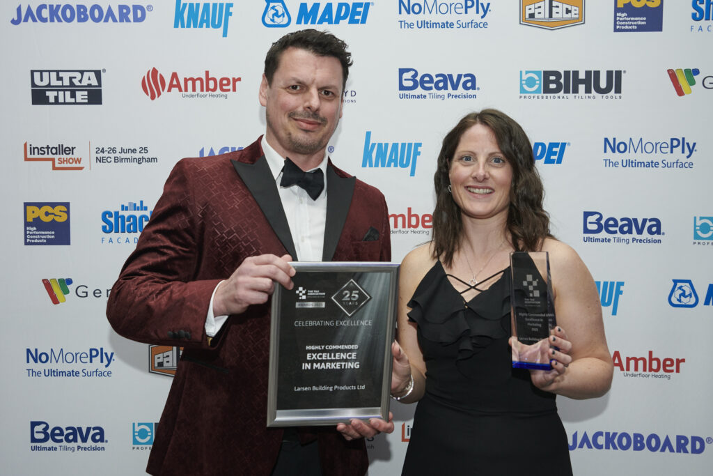 Congratulations to the winners of TTA Awards 2025! 16 TTA Awards 2025 Highly Commended in Excellence in Marketing L to R Michael Gadney Claire McComb HIP2310