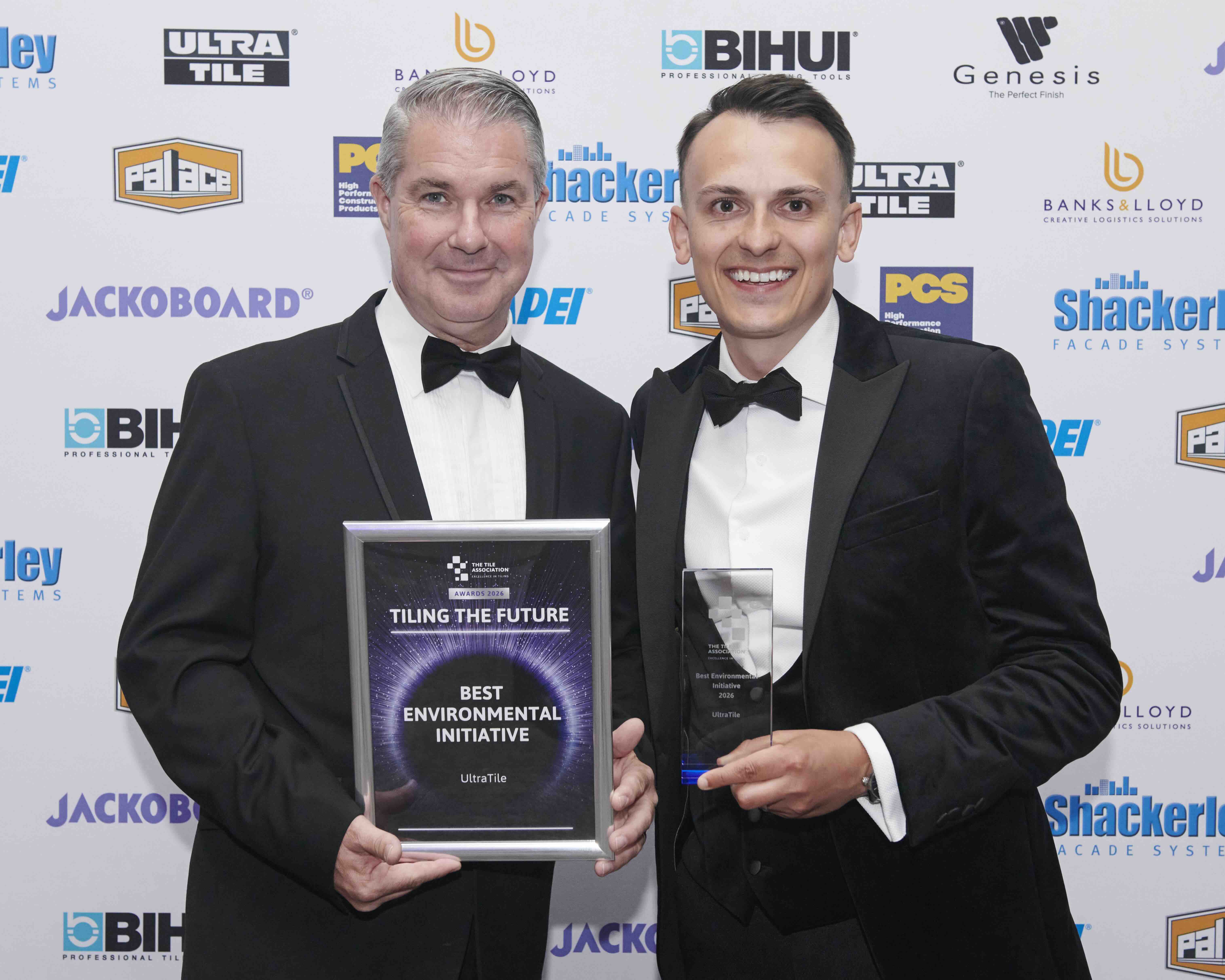 TTA Awards 2026 Best Enviromental Initiative L to R Fraser Brown Josh Jinks HIP3799