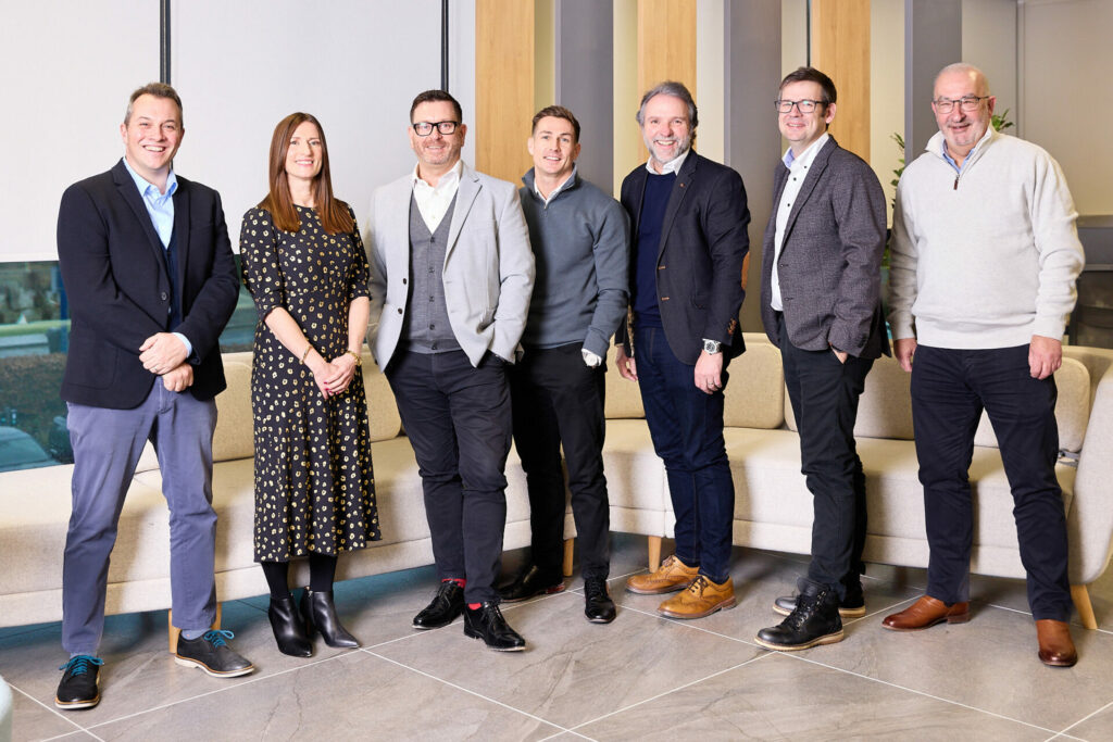 VERONA GROUP CELEBRATES 25 YEARS OF INNOVATION 2 Veronas board of directors left to right Andrew Sadler Katy Black Paul Turner Brad Saunders Mike Dent Tom Hewitt Shaun Mason 1024x683 1