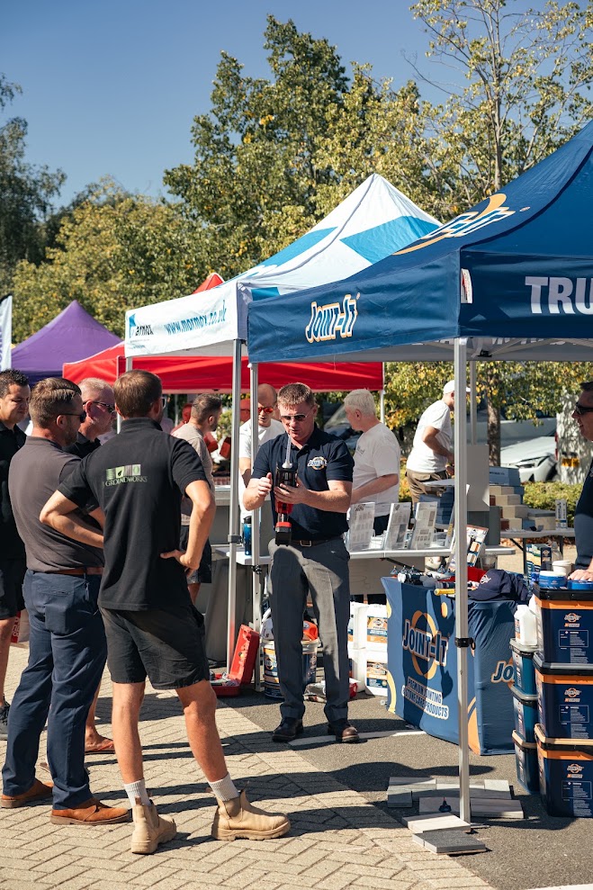 INDUSTRY COMES TOGETHER AT PRO TILER TOOLS’ BIGGEST EVER TILER’S TRADE DAY 1 Demo at Pro Tiler Tools event 2026 1