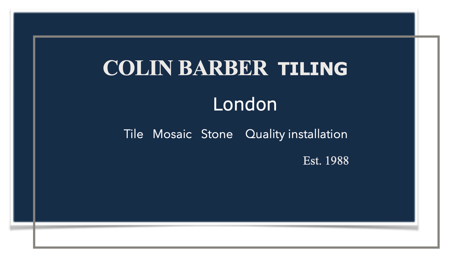 Colin Barber Tiling